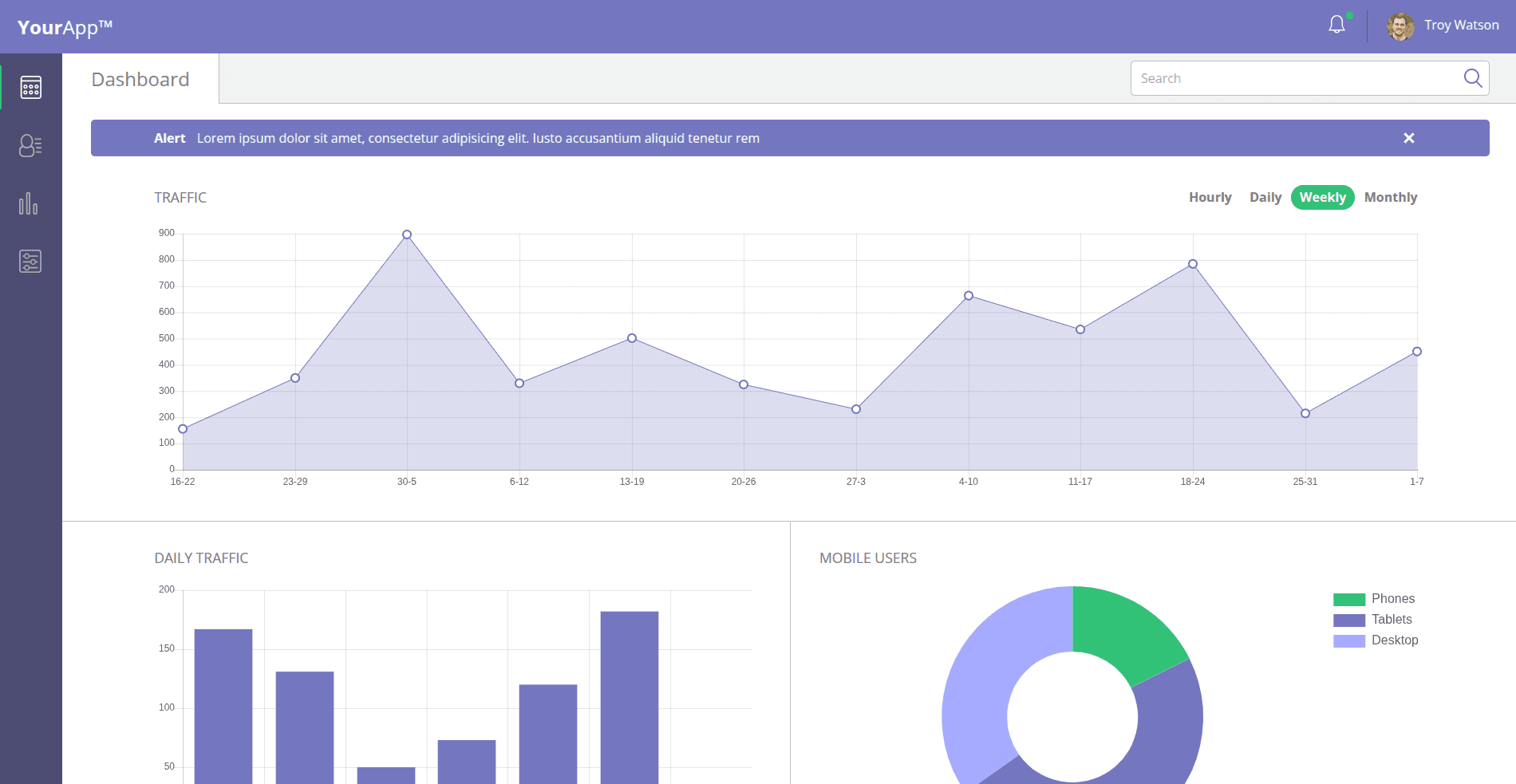 Webapp Dashboard